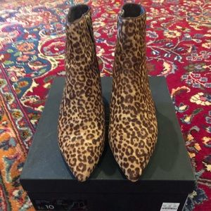 J Crew Haircalf Fiona Leopard Booties